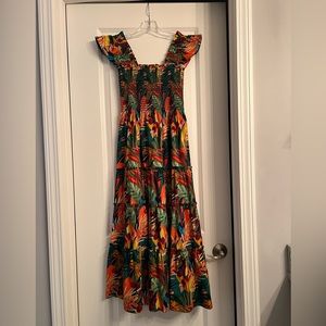 o.p.t Calypso Dress. Size xs. Tropical Print